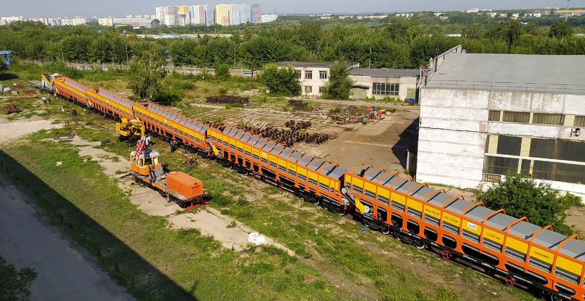 Состав для перевозки засорителей С3-М1200 (повышенной вместимости)