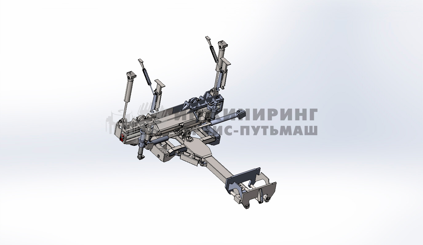 Подъемно-рихтовочное устройство