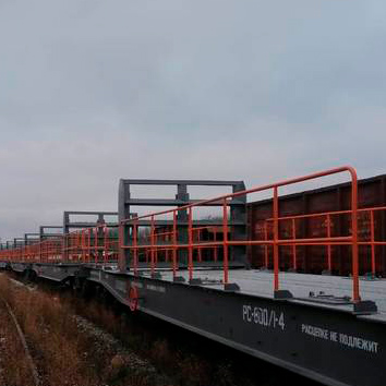 Состав рельсовозный четырехярусный РС 800/1-4