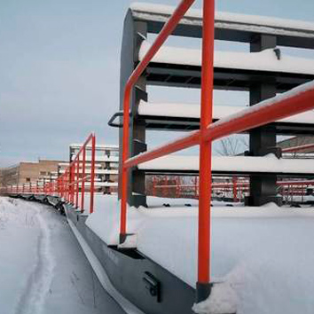 Состав рельсовозный четырехярусный РС 800/1-4