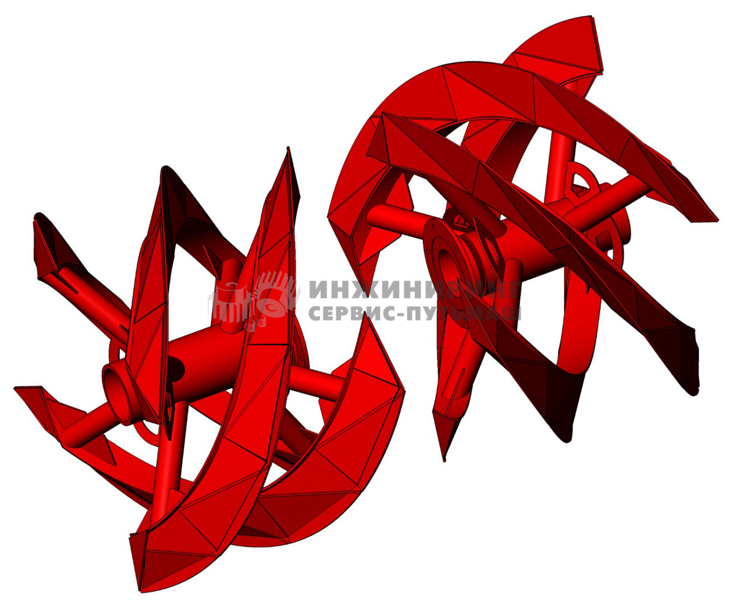 Фрезерно-роторный снегоочиститель