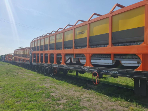 Состав для перевозки засорителей С3-М1200 (повышенной вместимости)